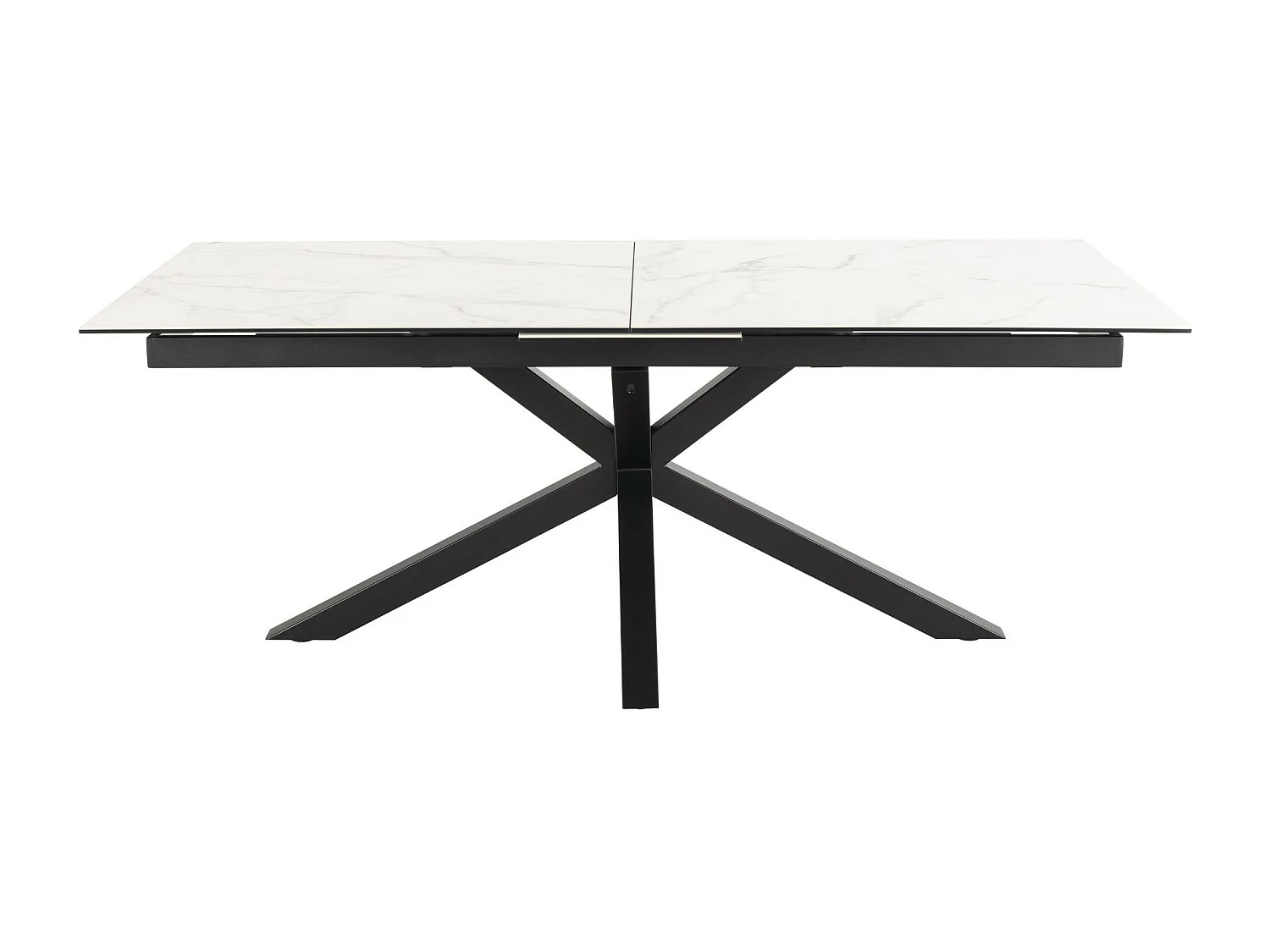 Table de salle à manger rectangulaire extensible en céramique 8/10 places L200/240 - NEIVA