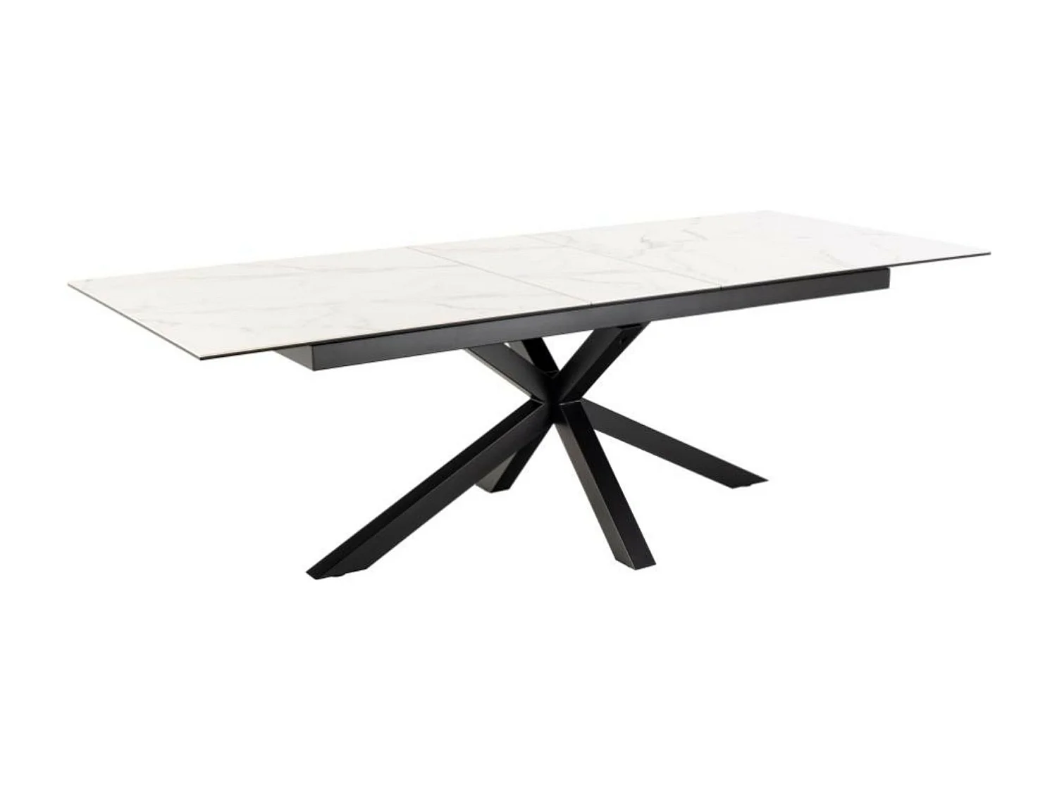 Table de salle à manger rectangulaire extensible en céramique 8/10 places L200/240 - NEIVA