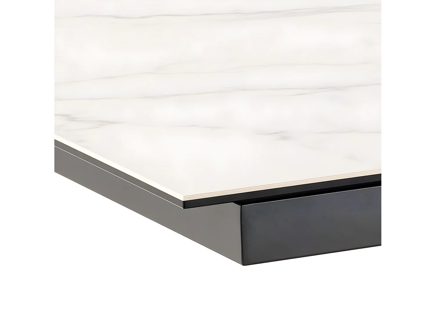 Table de salle à manger rectangulaire extensible en céramique 8/10 places L200/240 - NEIVA