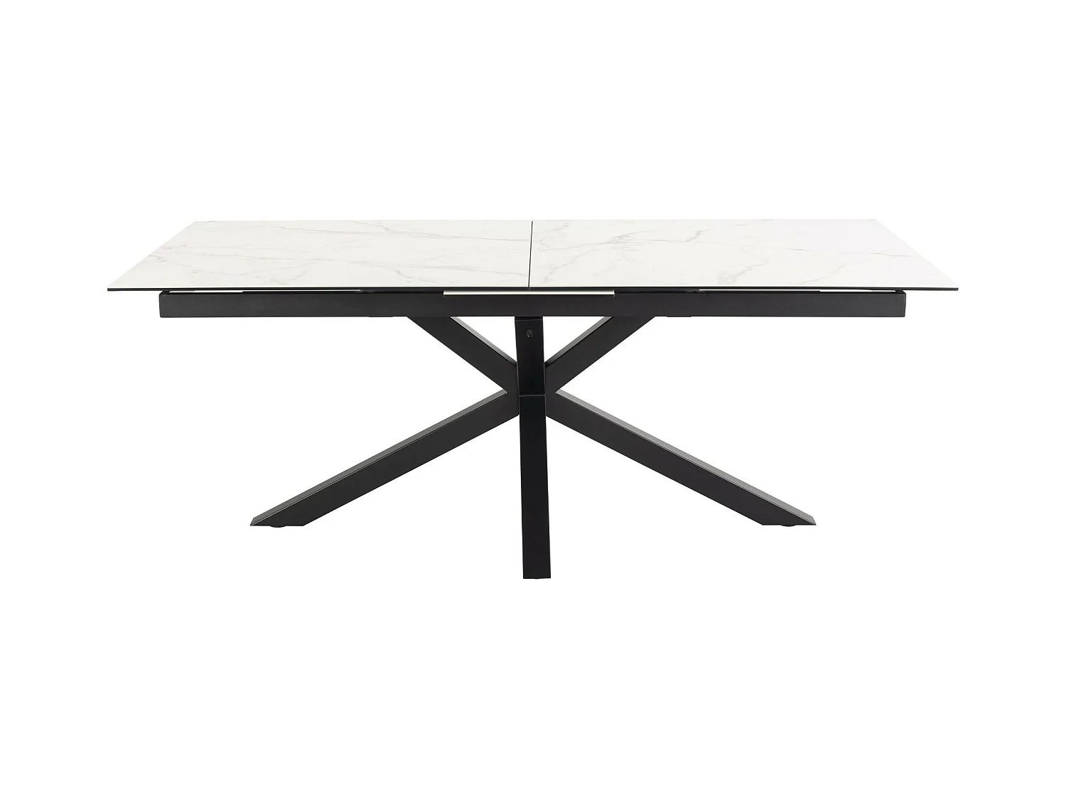 Table de salle à manger rectangulaire extensible en céramique 8/10 places L200/240 - NEIVA