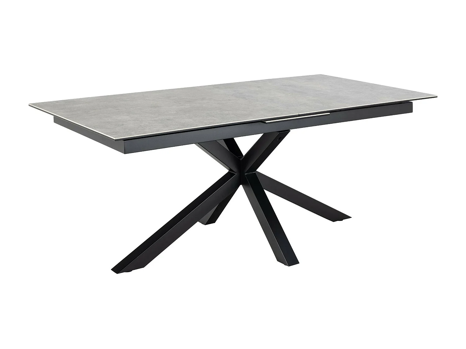 Table de salle à manger rectangulaire extensible en céramique 8/10 places L200/240 - NEIVA