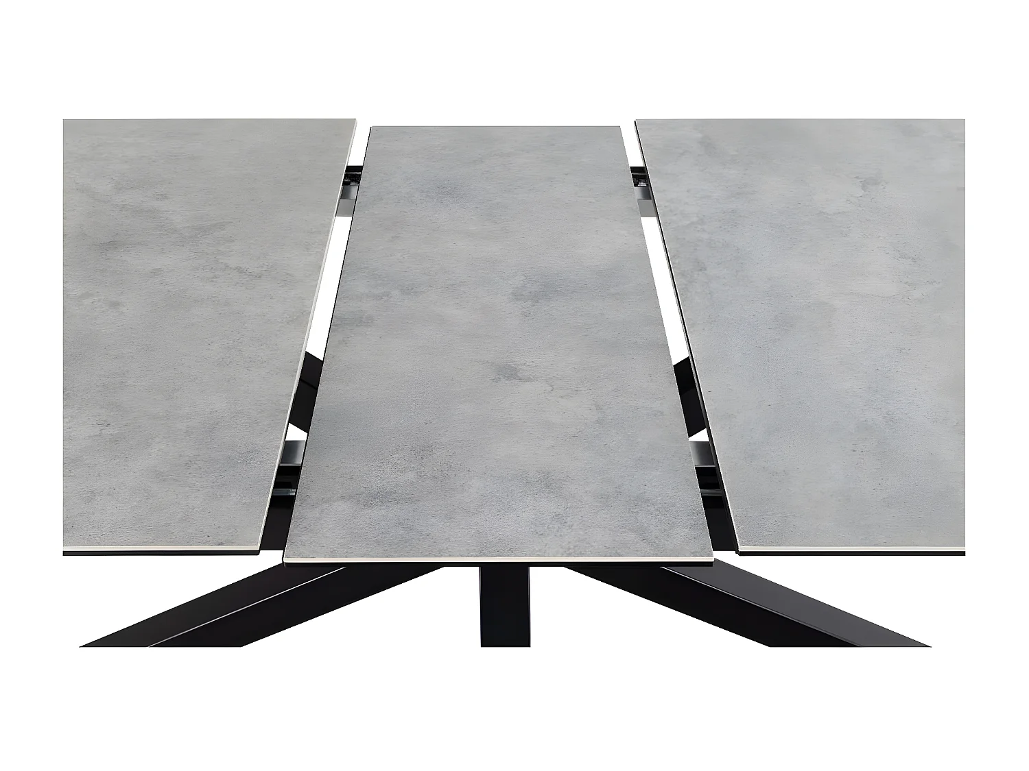 Table de salle à manger rectangulaire extensible en céramique 8/10 places L200/240 - NEIVA