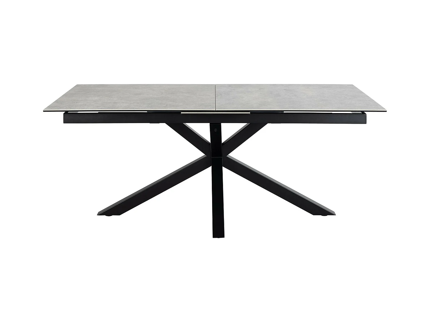 Table de salle à manger rectangulaire extensible en céramique 8/10 places L200/240 - NEIVA