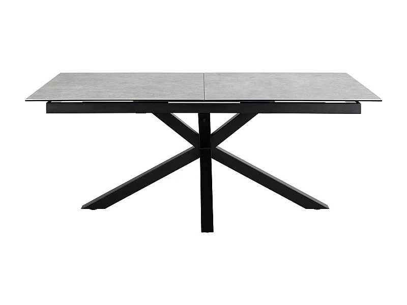 Table de salle à manger rectangulaire extensible en céramique 8/10 places L200/240 - NEIVA