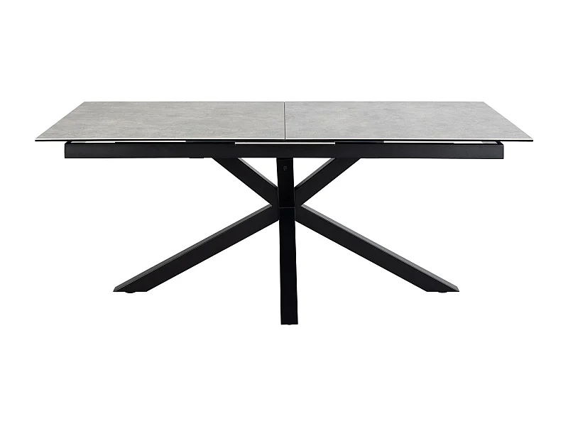 Table de salle à manger rectangulaire extensible en céramique 8/10 places L200/240 - NEIVA