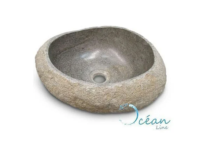 GALÉO - Vasque en Pierre à Poser 30cm | Design Épuré et Élégant - Installation Facile - Matériau Durable et Naturel - Idéal pour Salle de Bain