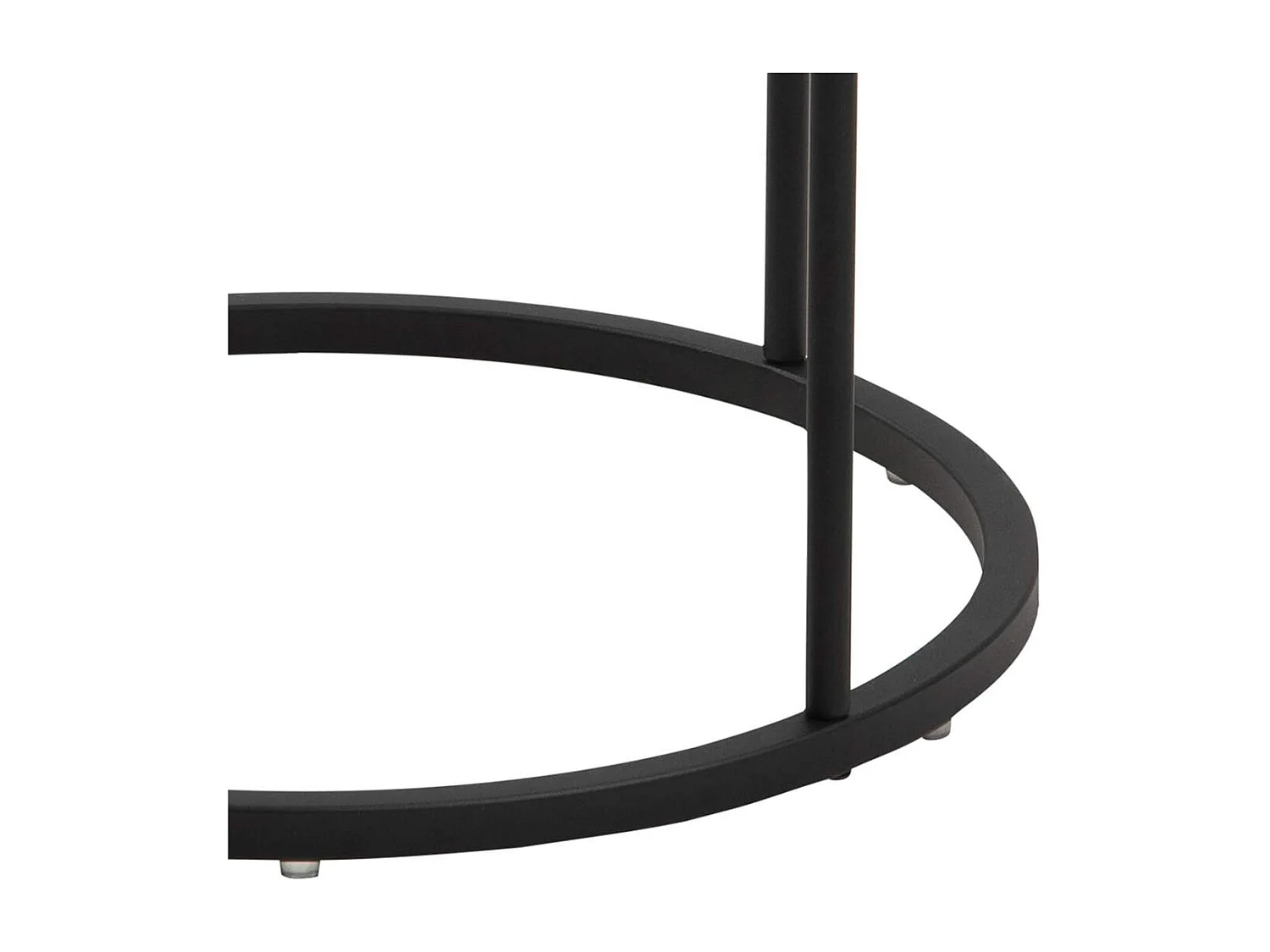 Pola nachtkastje Ø40cm 1 lade wit.