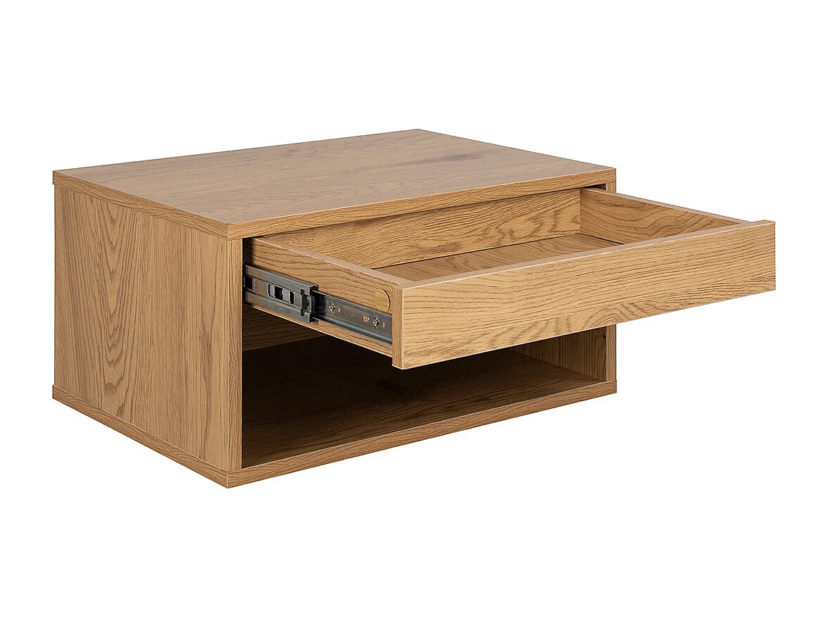 Cholet table de nuit 1 tiroir nature.