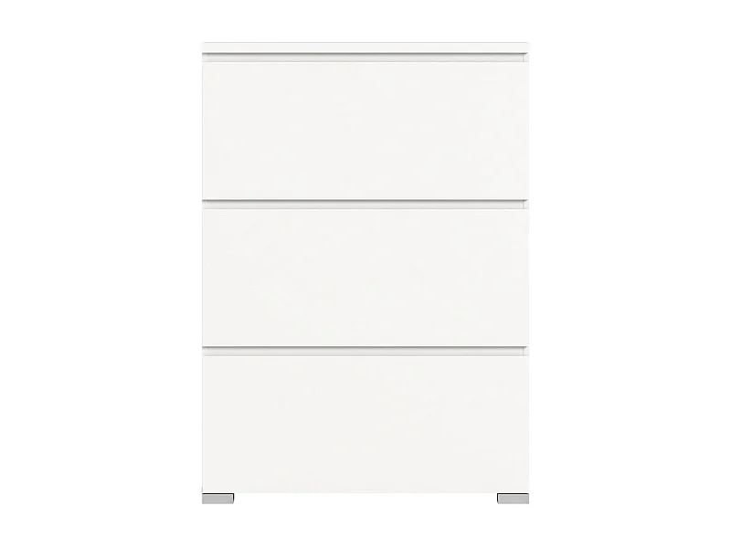 Shoelove Schuhschrank 3 Klaptüren 95x130cm weiß.