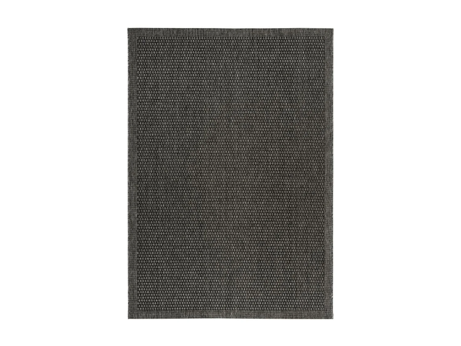 Tapis extérieur 160x230 tissé kilim gris LYN45 SUNSAU 7