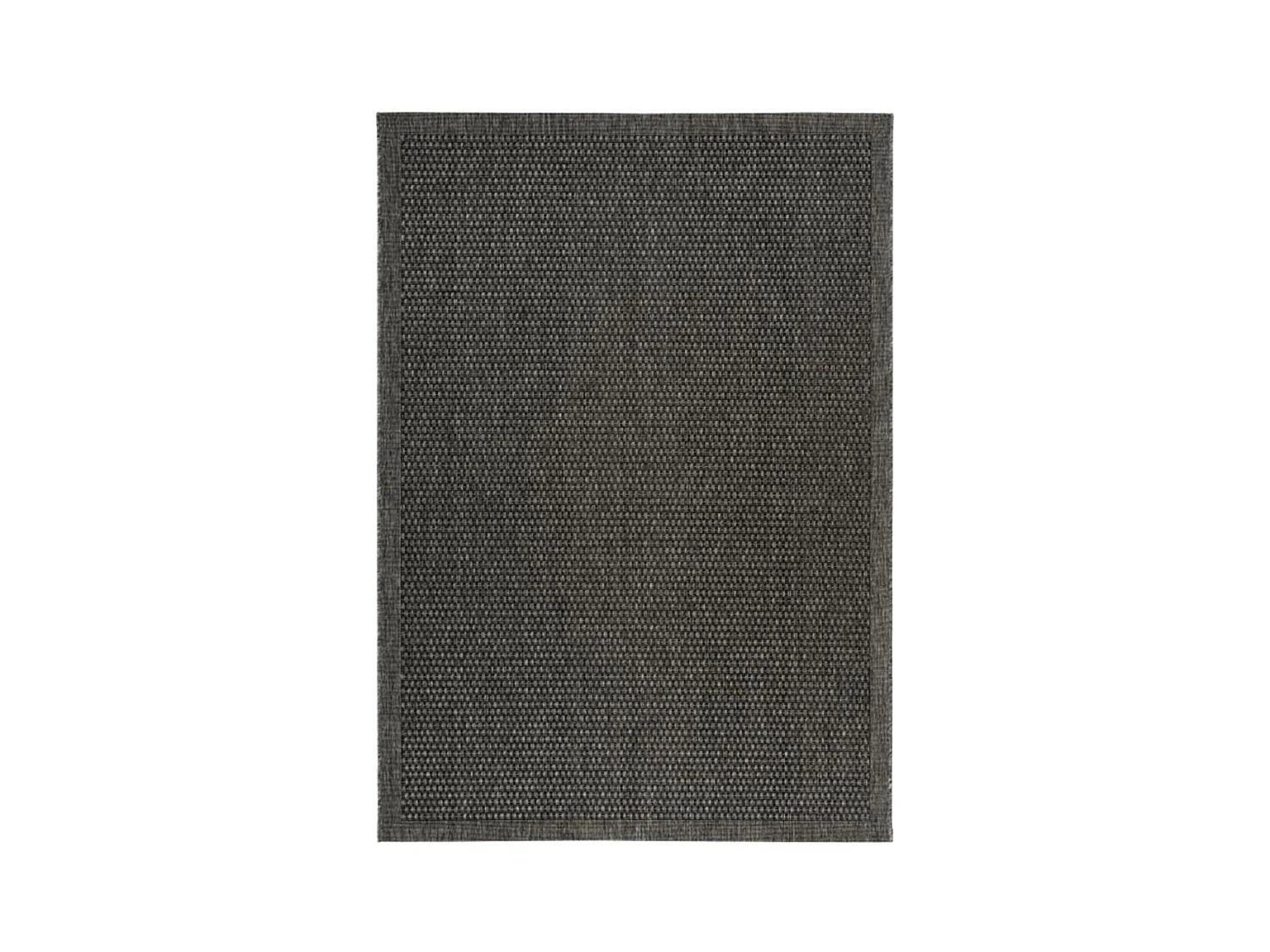 Tapis extérieur 160x230 tissé kilim gris LYN45 SUNSAU 7