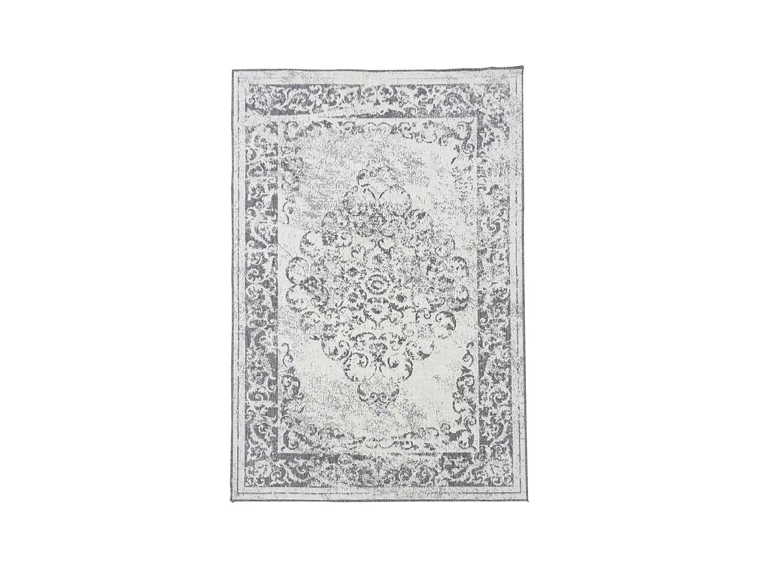 Tapis extérieur, kilim reversible 60x110 LYN2 AP REVERSIBLE gris