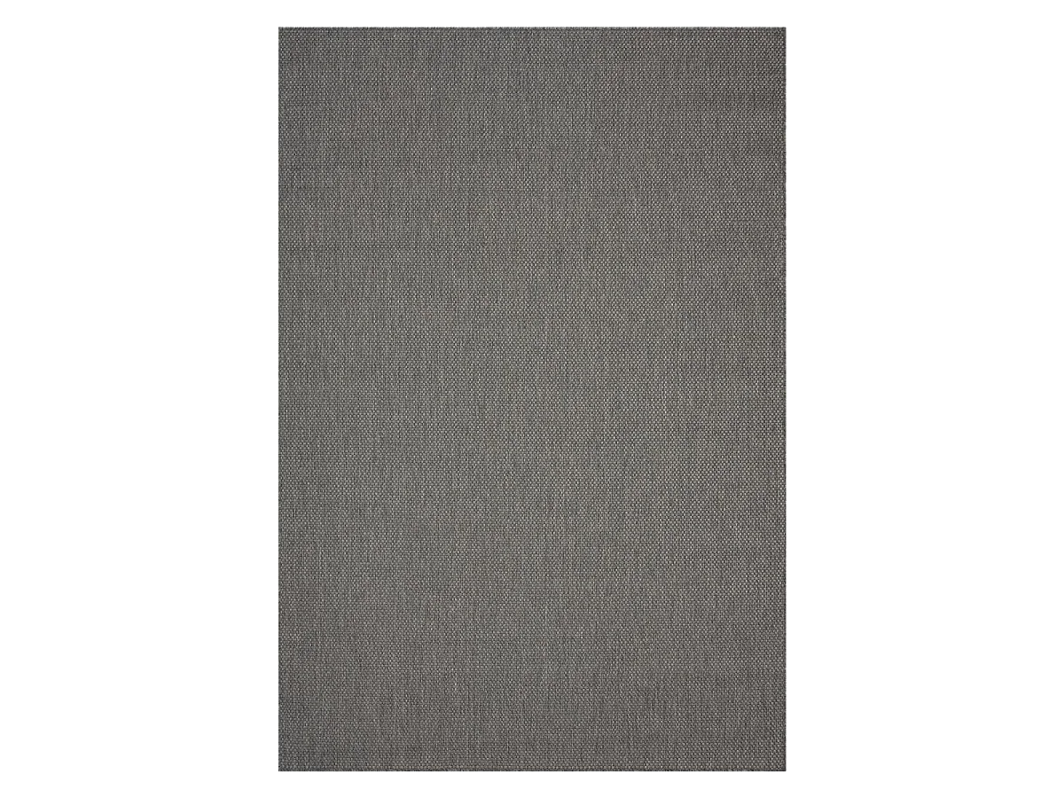 Tappeto da esterno 120x170 tessuto kilim antracite GEGIA