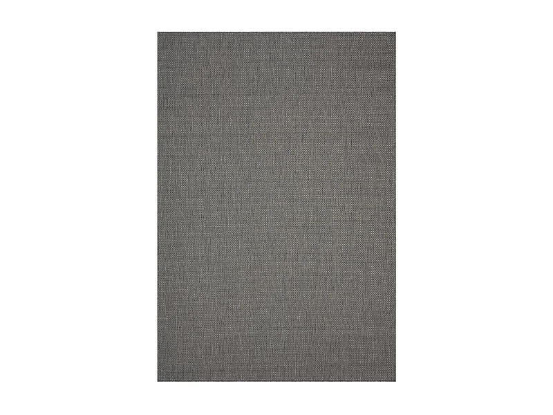Tapis extérieur 120x170 tissé kilim anthracite GEGIA