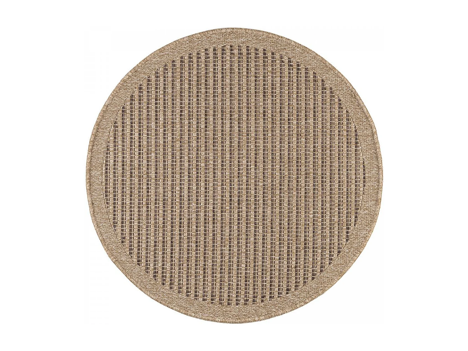 Tapis extérieur 80x150 tissé kilim marron JUTE ART