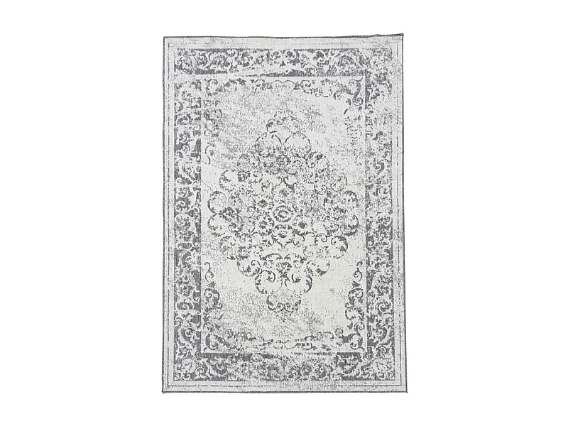 Tapis extérieur, kilim reversible 120x170 LYN2 AP REVERSIBLE gris