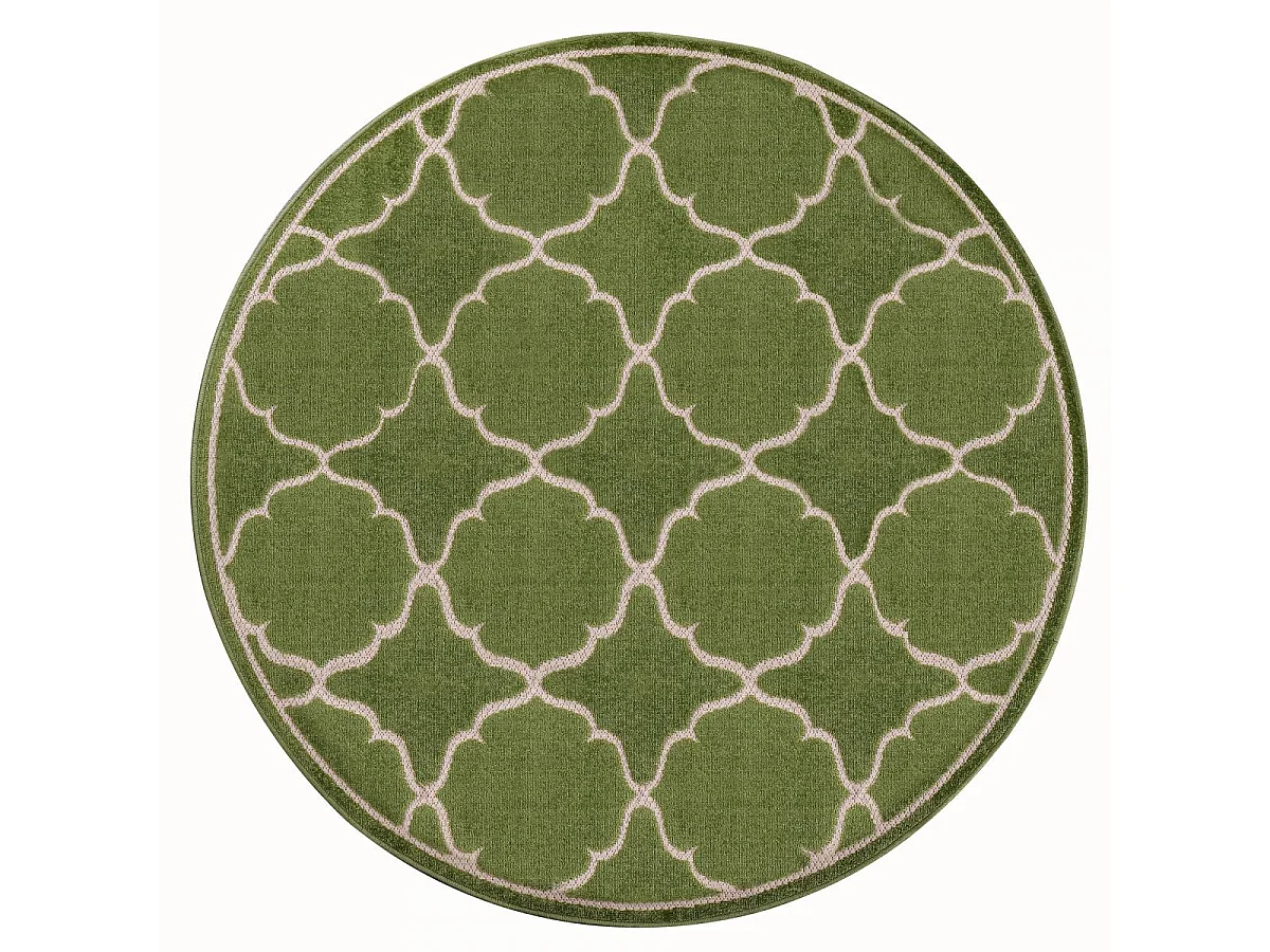 Tapis extérieur 120x170 tissé kilim vert KUMA