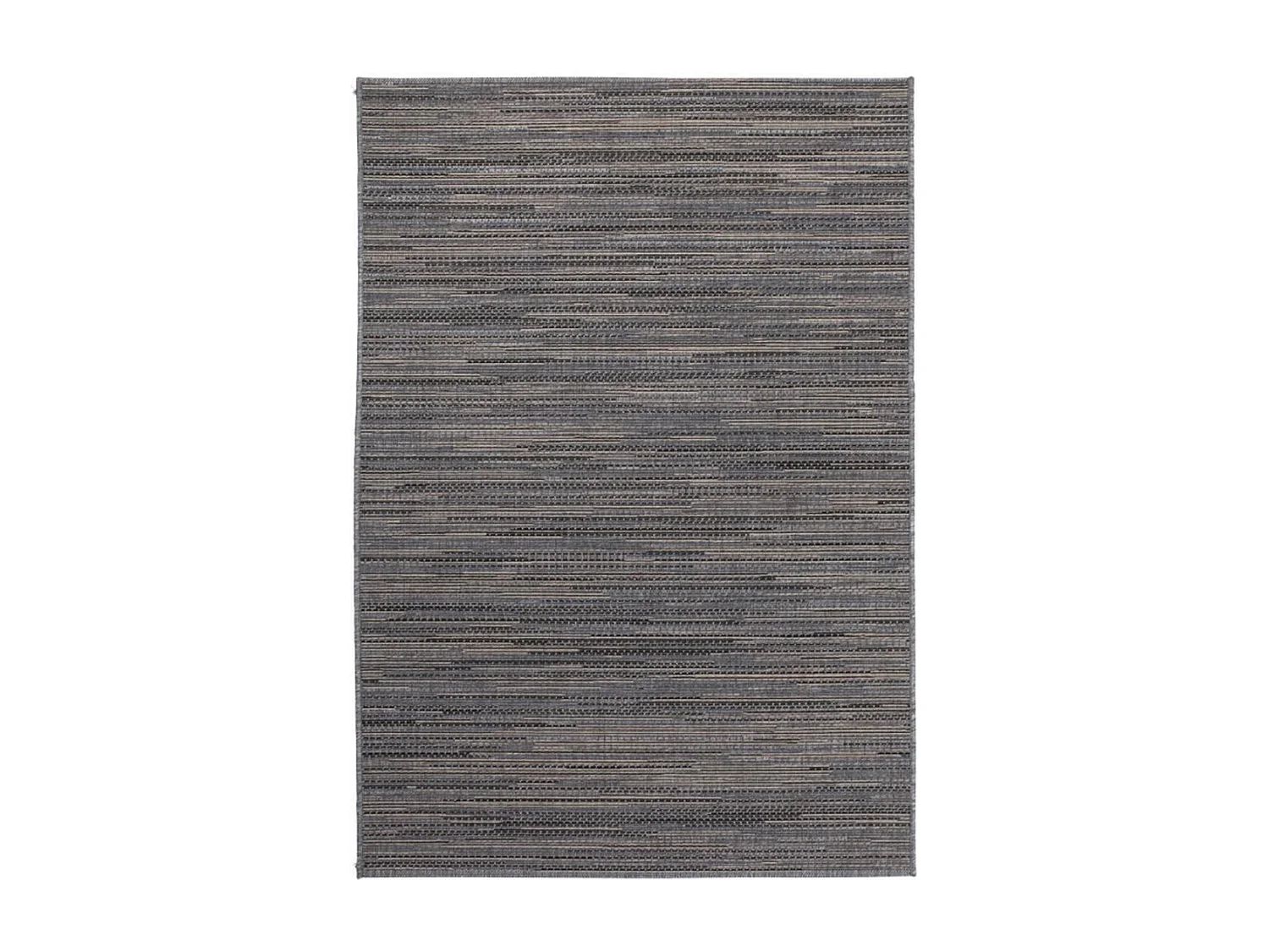 Tappeto da esterno 120x170 tessuto kilim grigio e marrone LYN45 SUNSAU