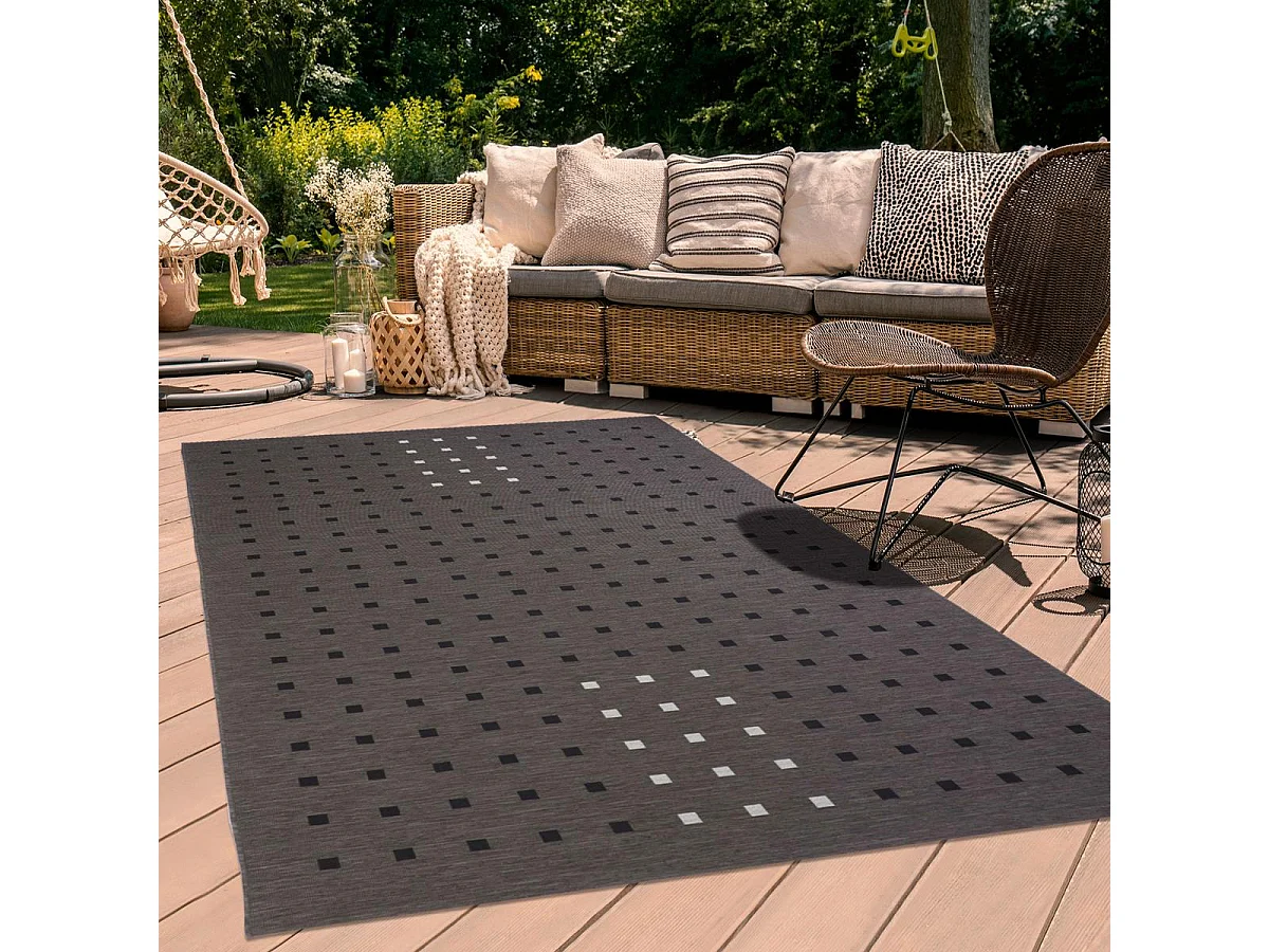 Tappeto kilim tessuto per esterni BLICBLOCK EX