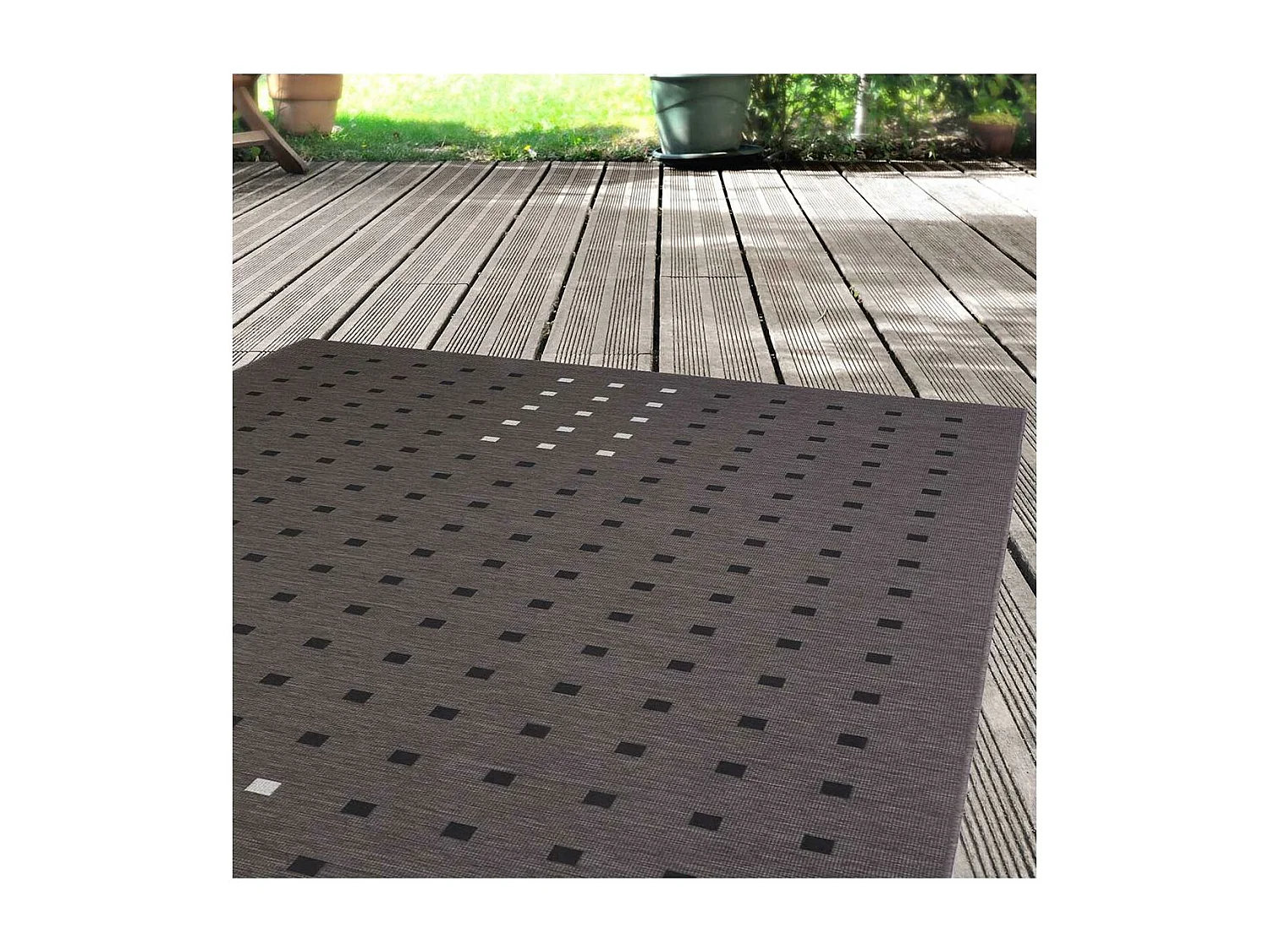 Tappeto kilim tessuto per esterni BLICBLOCK EX