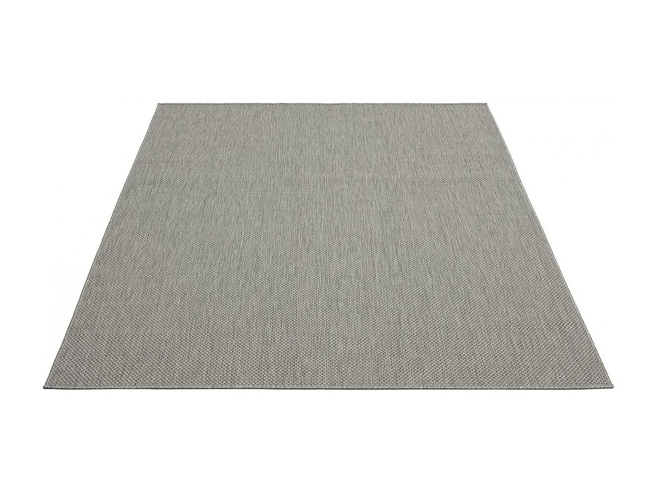 Tapis extérieur 80x150 tissé kilim gris GEGIA