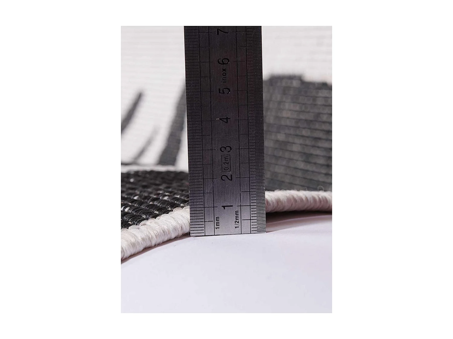 Tappeto da esterno, kilim reversibile 60x110 EX1 ARI panna