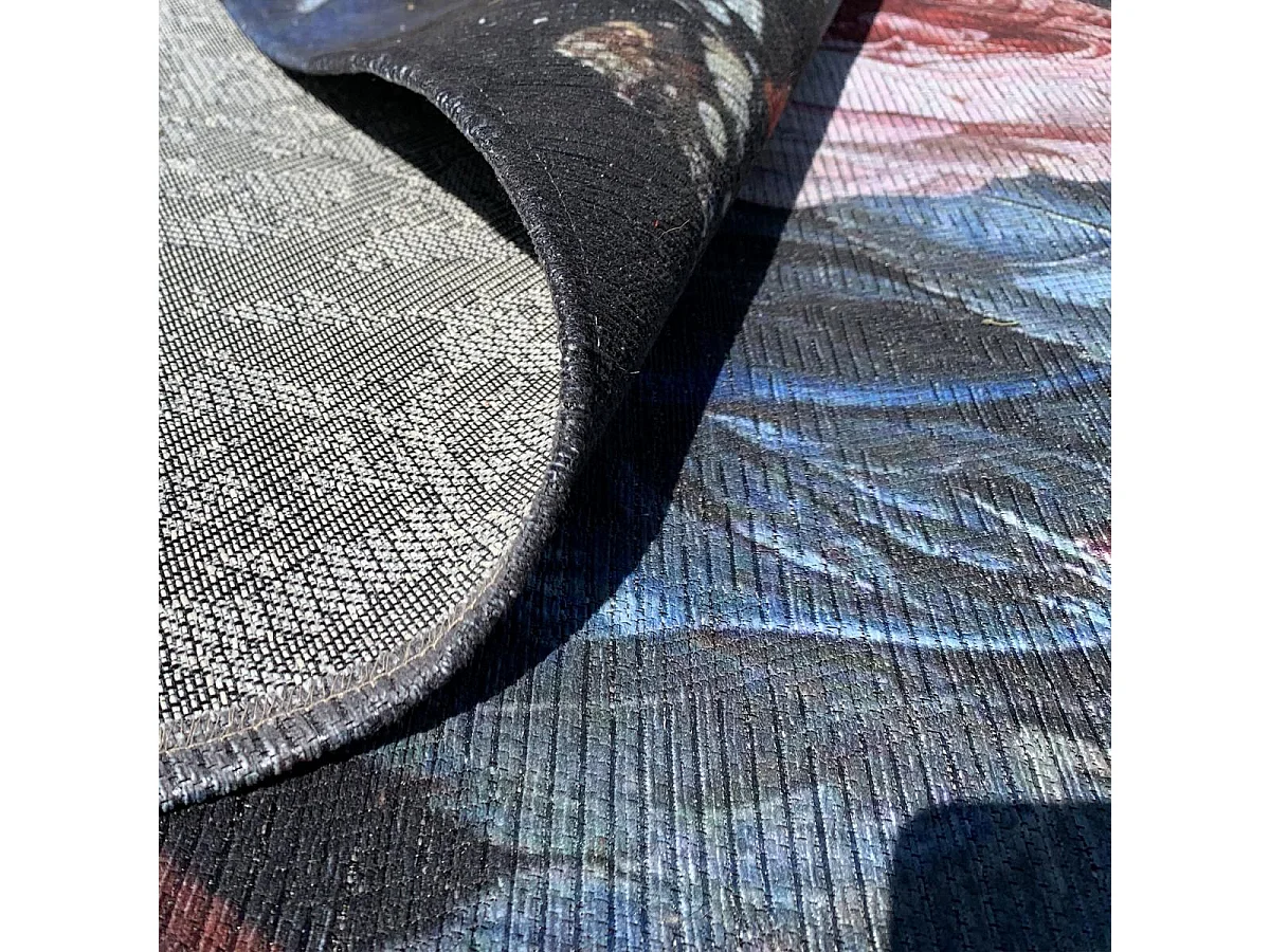 Tappeto kilim rettangolare intrecciato per esterni TURDA
