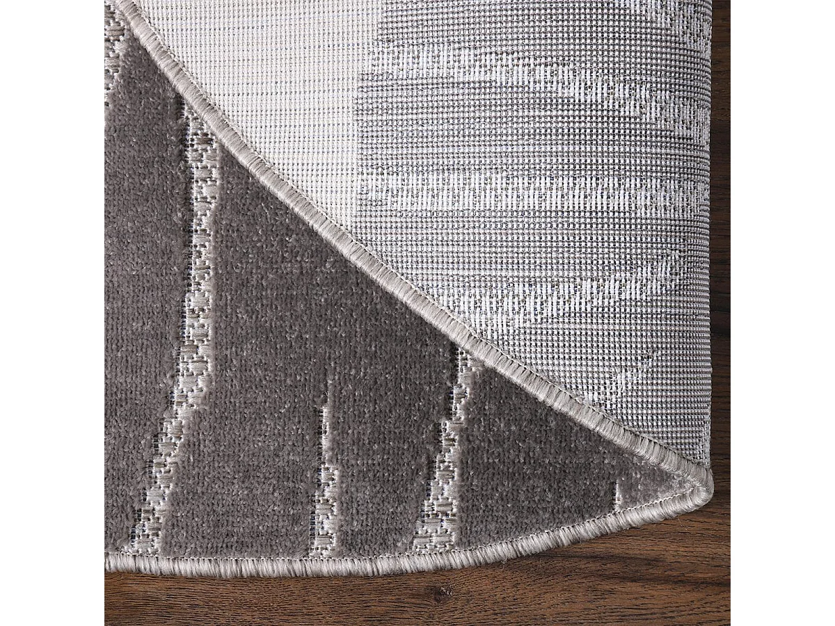 Tapis extérieur 140x200 tissé kilim beige CHIMEKI