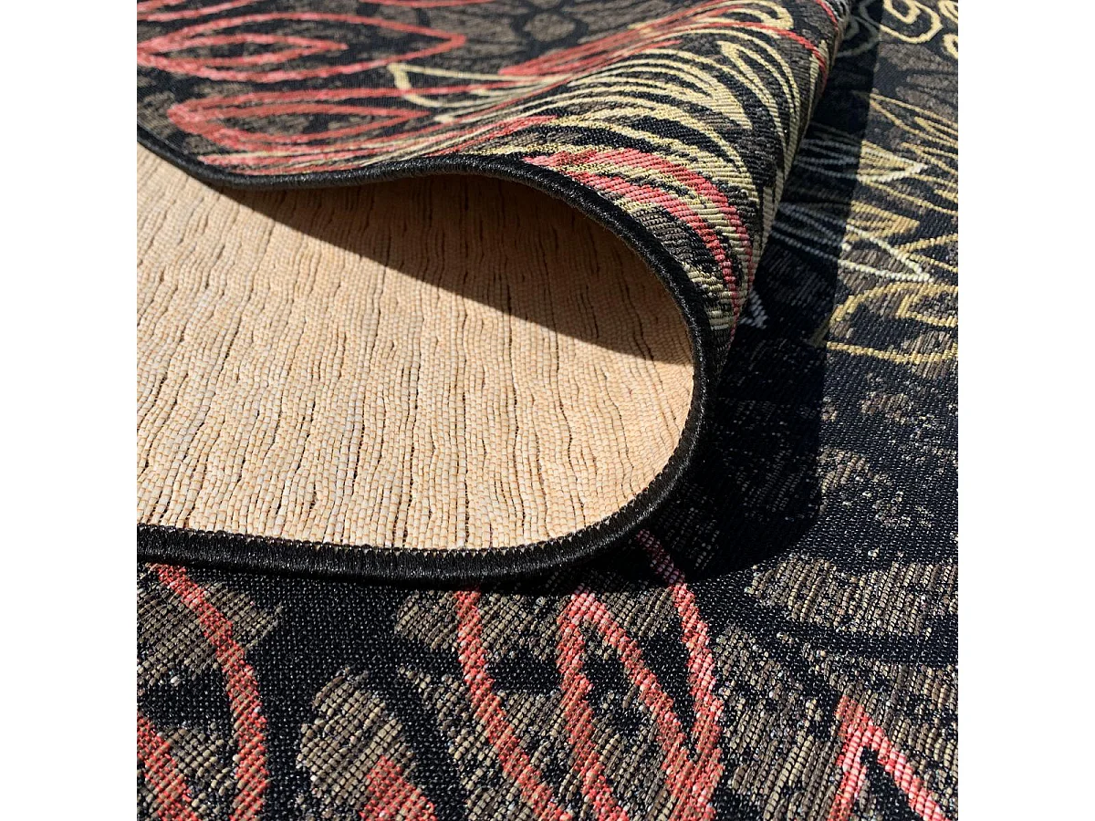 Tapis extérieur 160x230 tissé kilim multicolore ORADE