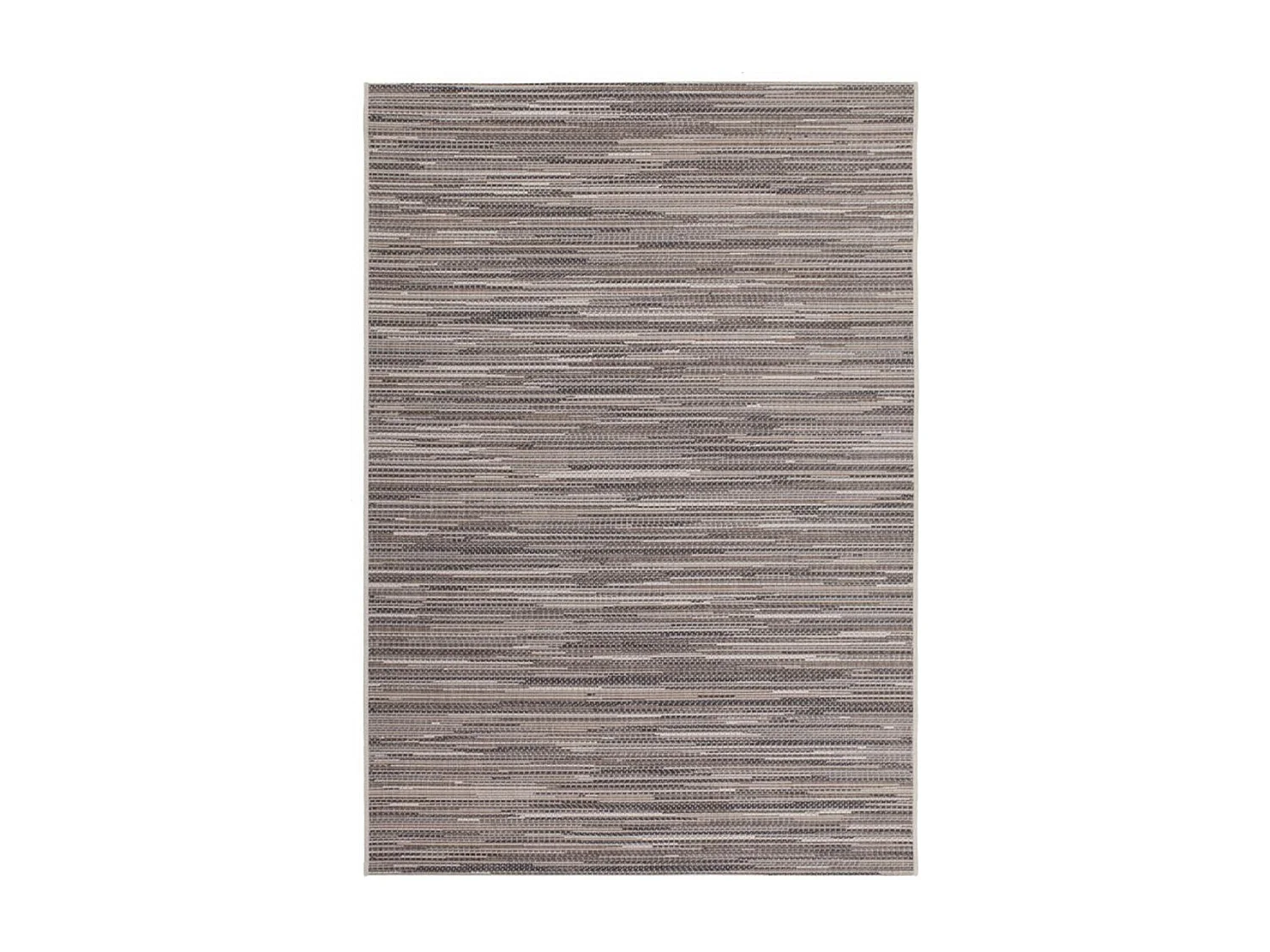 Tapis extérieur 120x170 tissé kilim beige et marron LYN45 SUNSAU