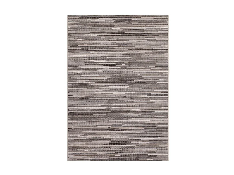 Tapis extérieur 120x170 tissé kilim beige et marron LYN45 SUNSAU