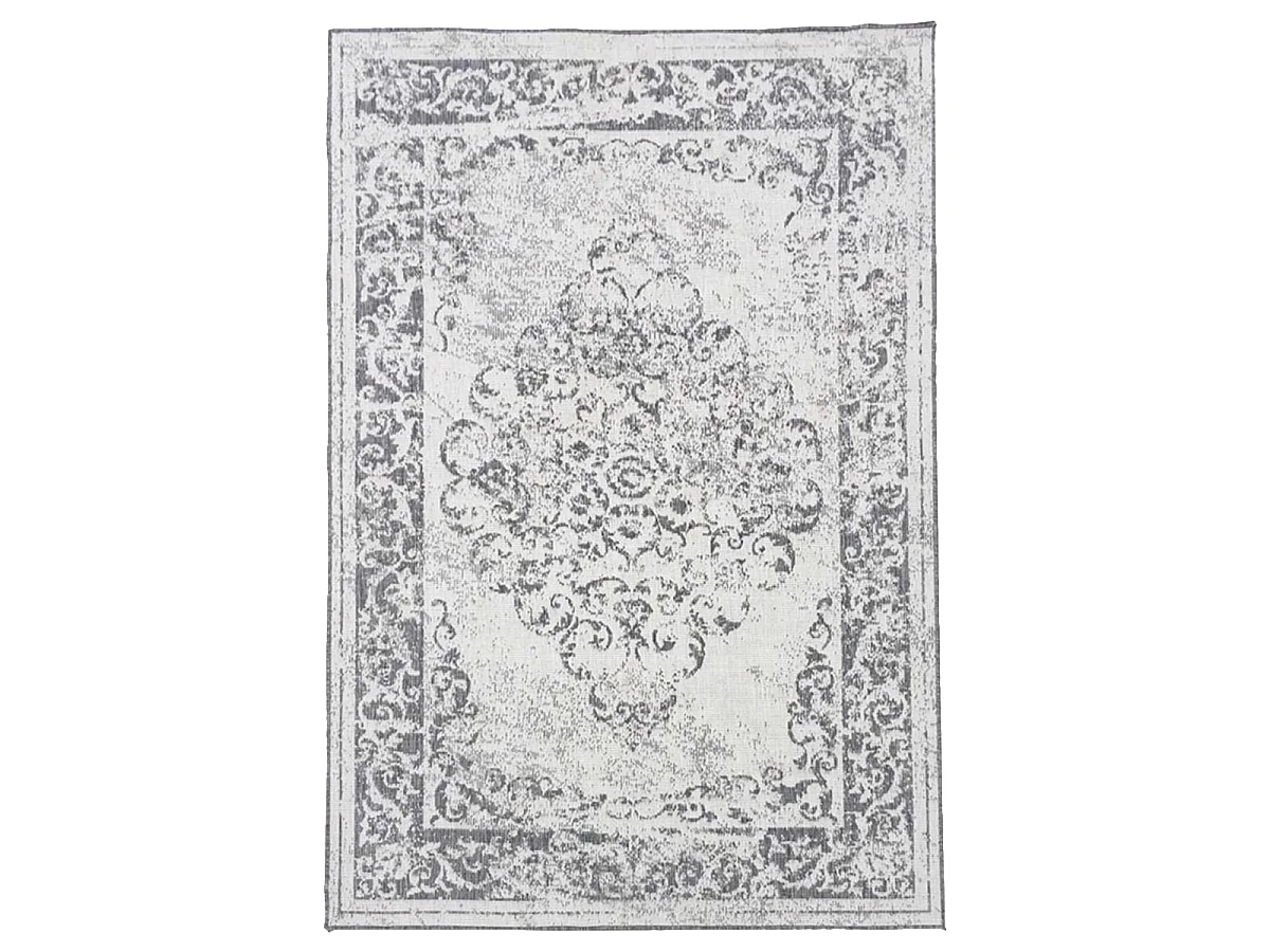 Tapis extérieur, kilim reversible 80x150 LYN2 AP REVERSIBLE gris