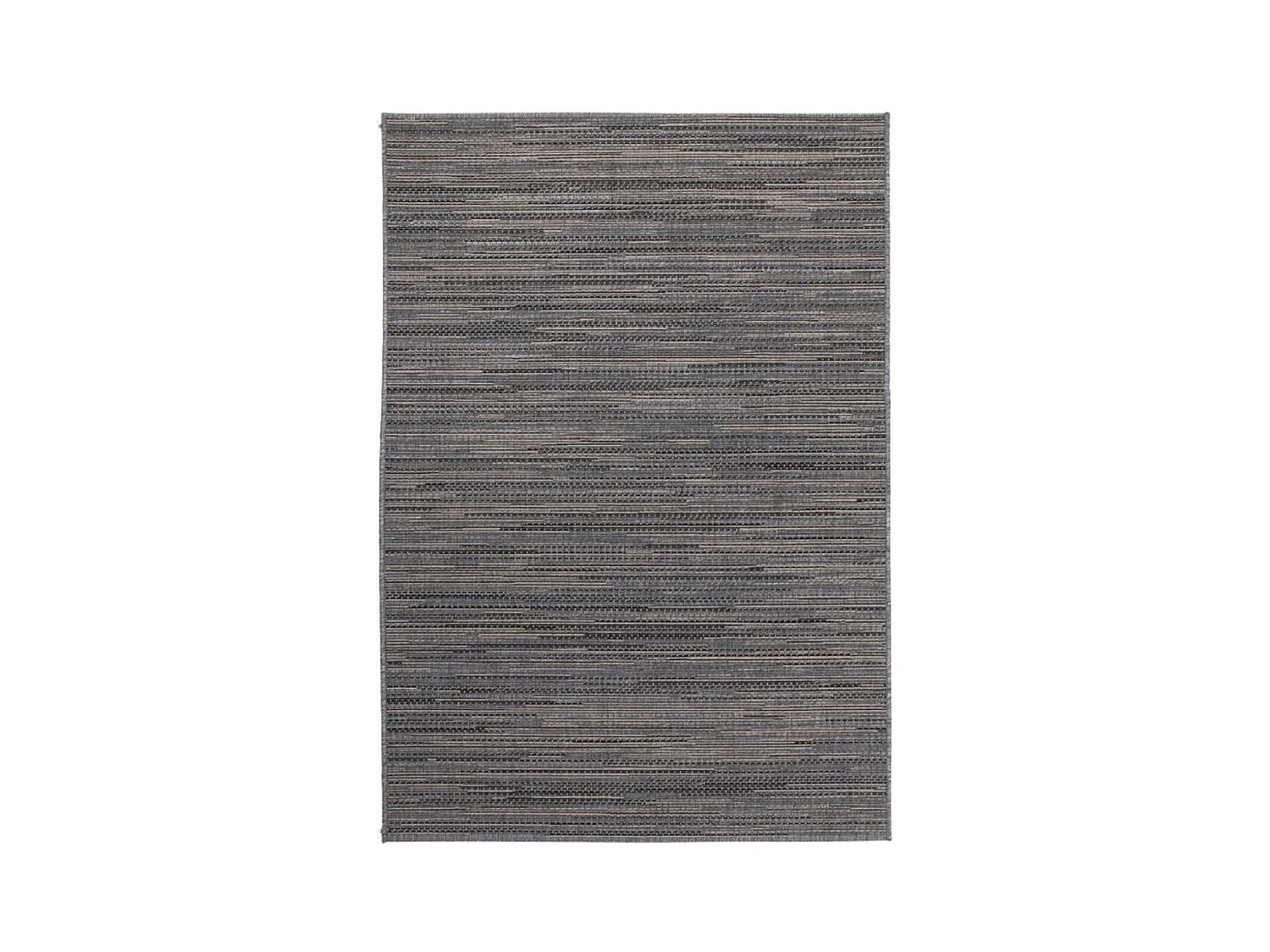 Tapis extérieur 160x230 tissé kilim gris et marron LYN45 SUNSAU