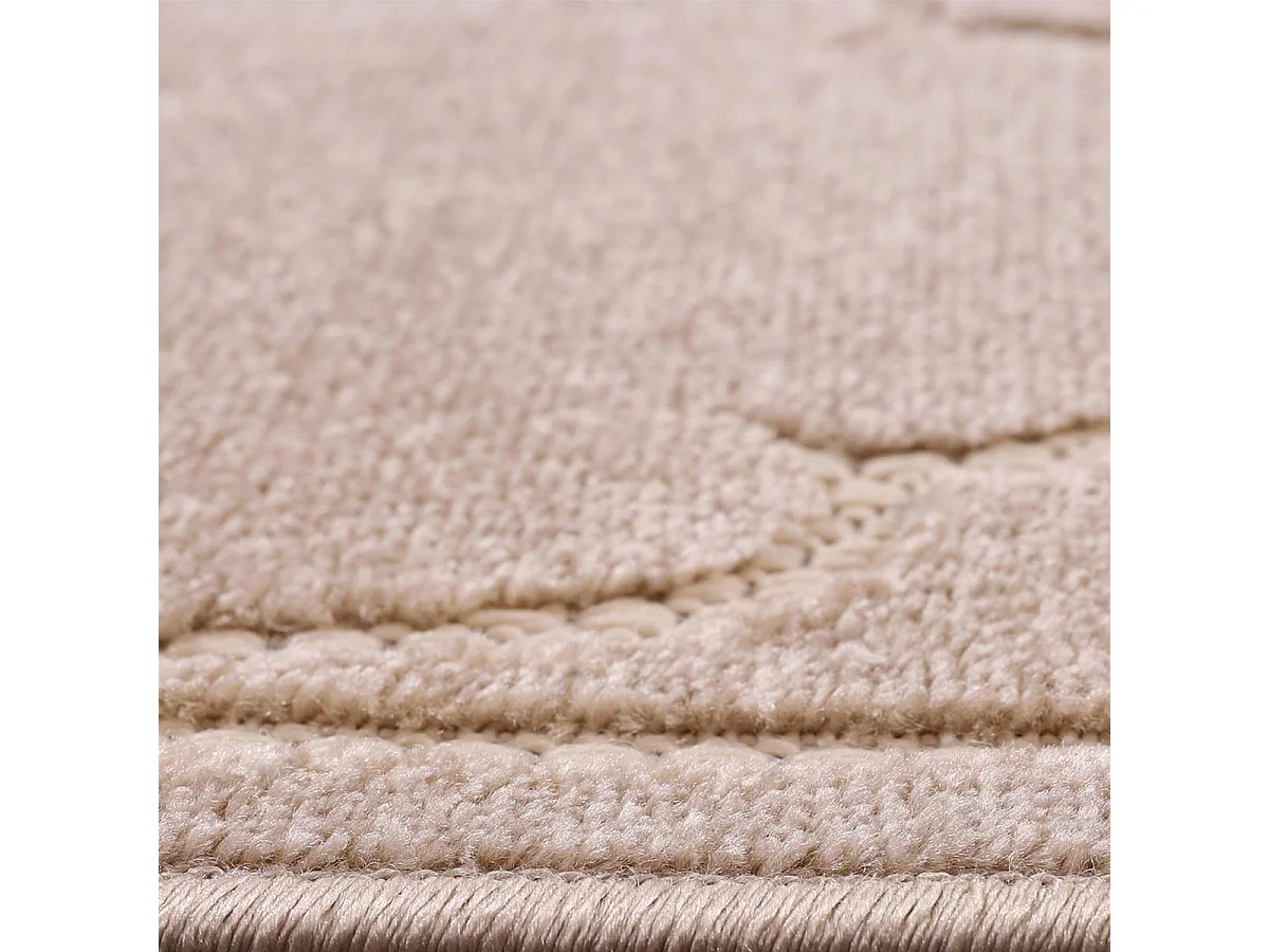 Tapis extérieur 160x230 tissé kilim beige KUMA