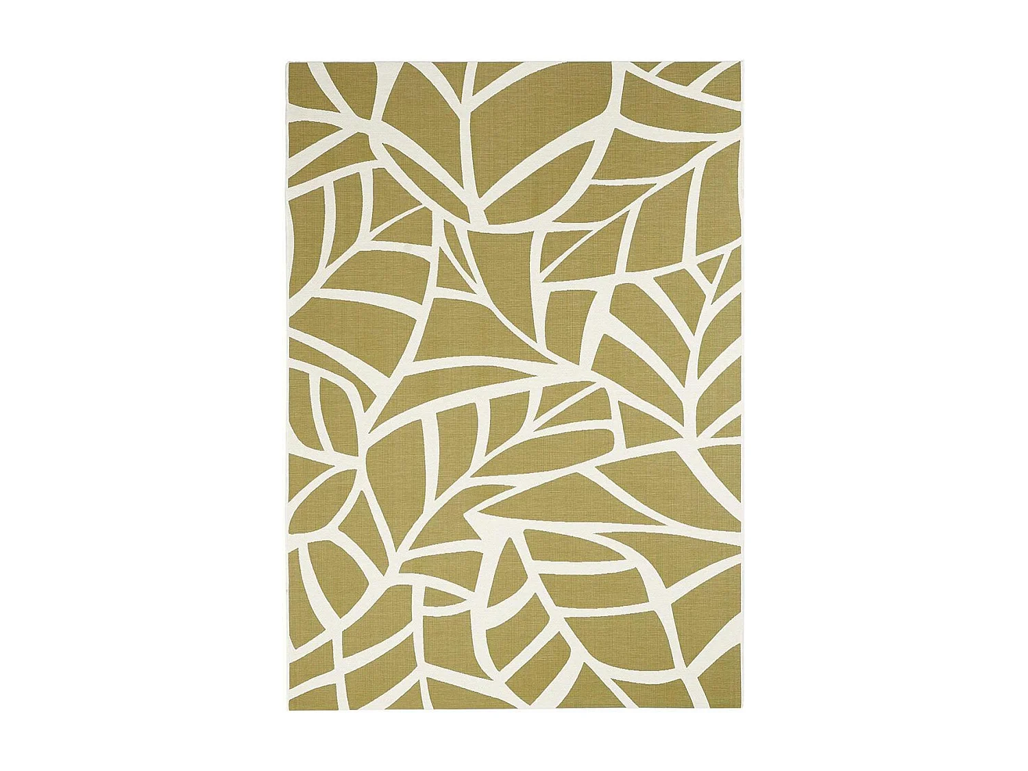 Tappeto da esterno 160x230 tessuto kilim verde LEAF