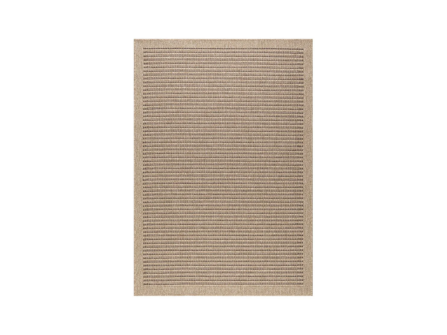 Tapis extérieur 60x180 tissé kilim marron JUTE ART