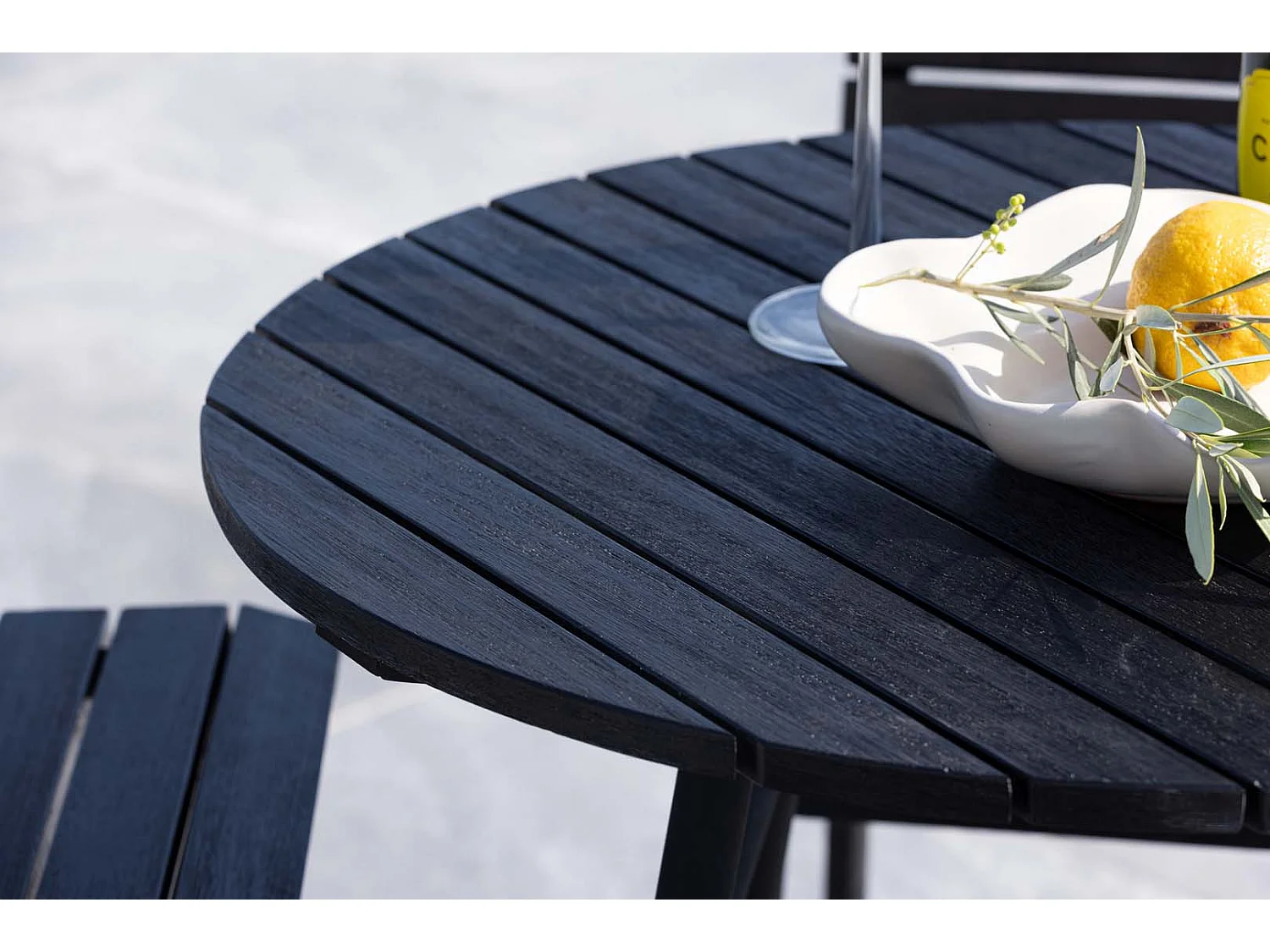 Mexico ensemble de salon 5 parties noir.