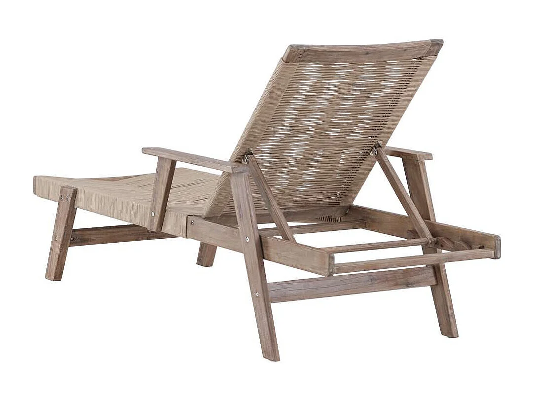 Chaise Longue en Bois "Little John" 115cm Marron
