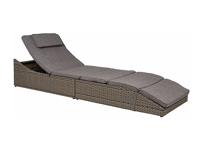 Transat effet rotin gris SPLITY