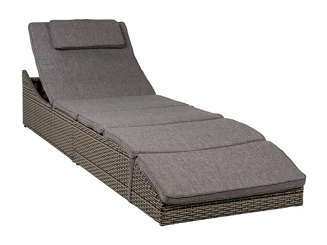 Transat effet rotin gris SPLITY