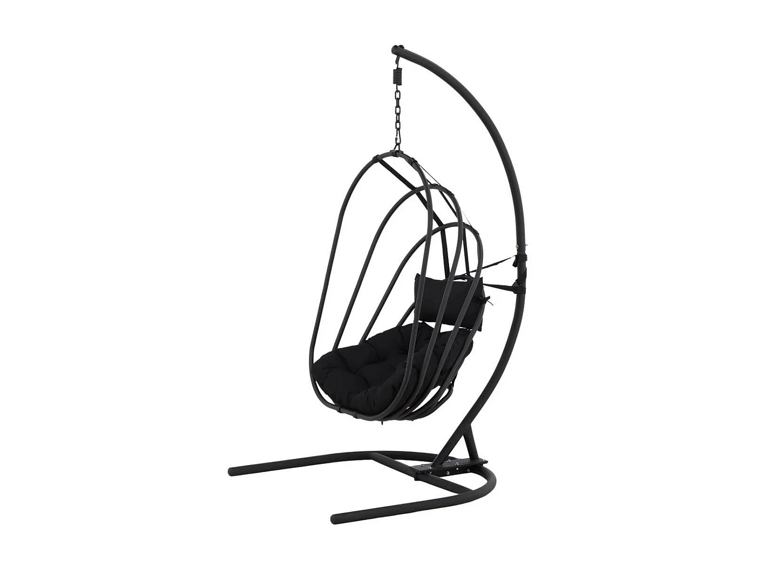 Fauteuil Suspendu en Métal "Panay" 200cm Noir