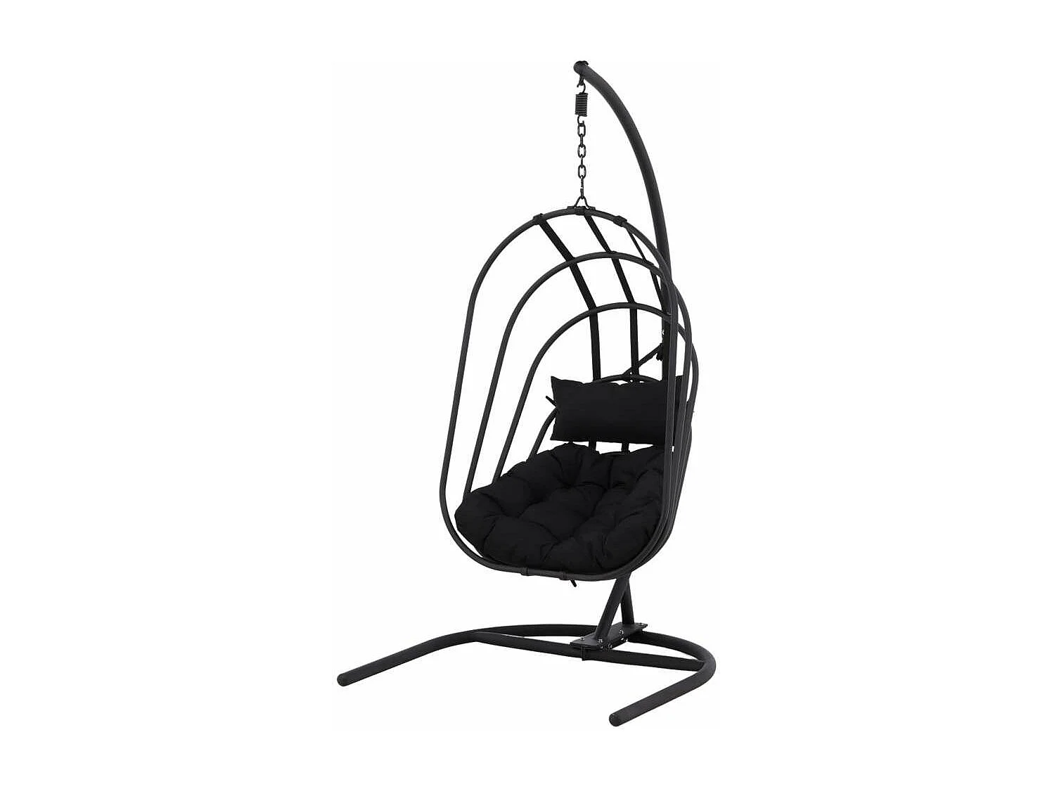 Fauteuil Suspendu en Métal "Panay" 200cm Noir