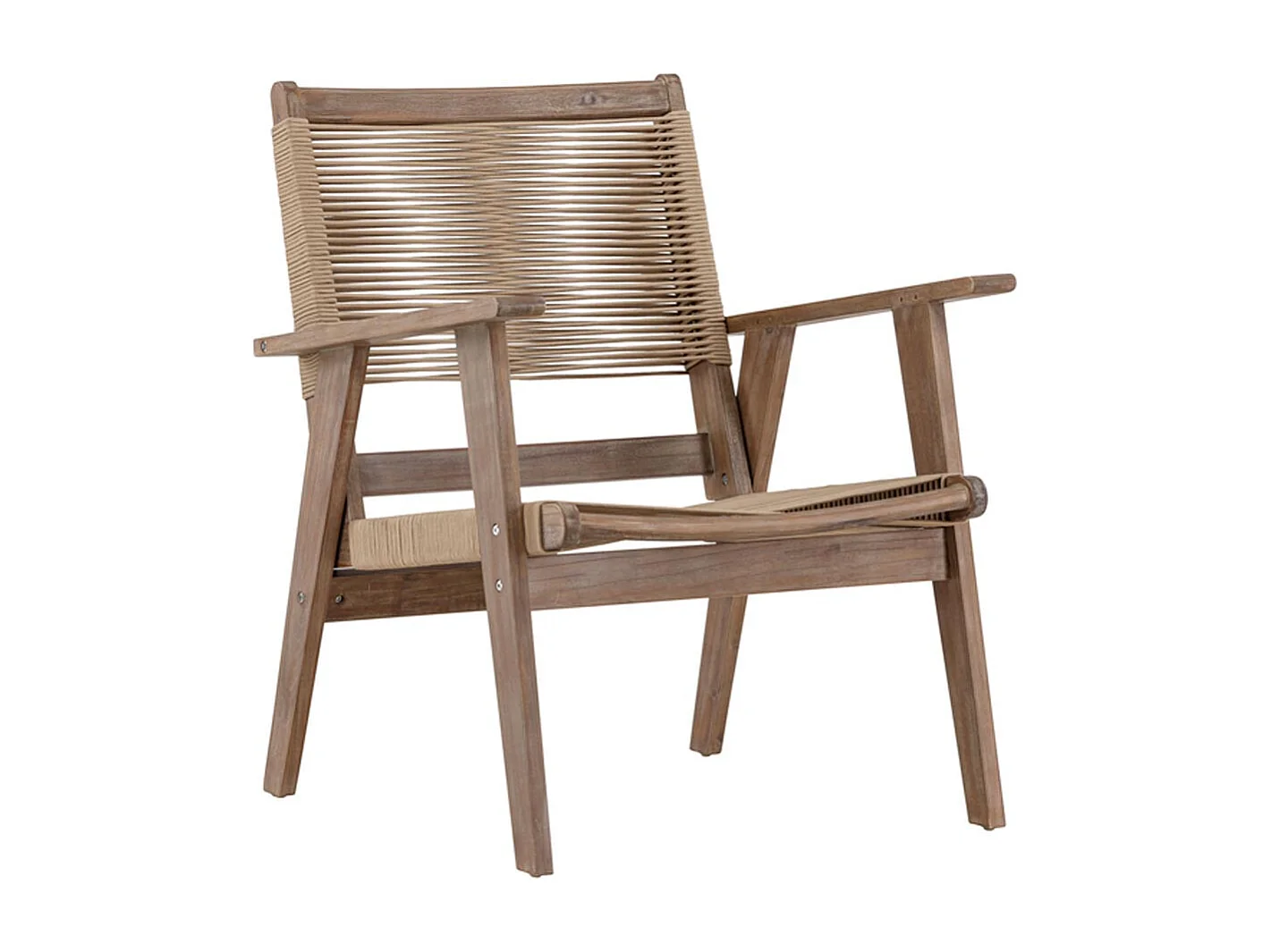 Peter leunstoel tuin bruin.