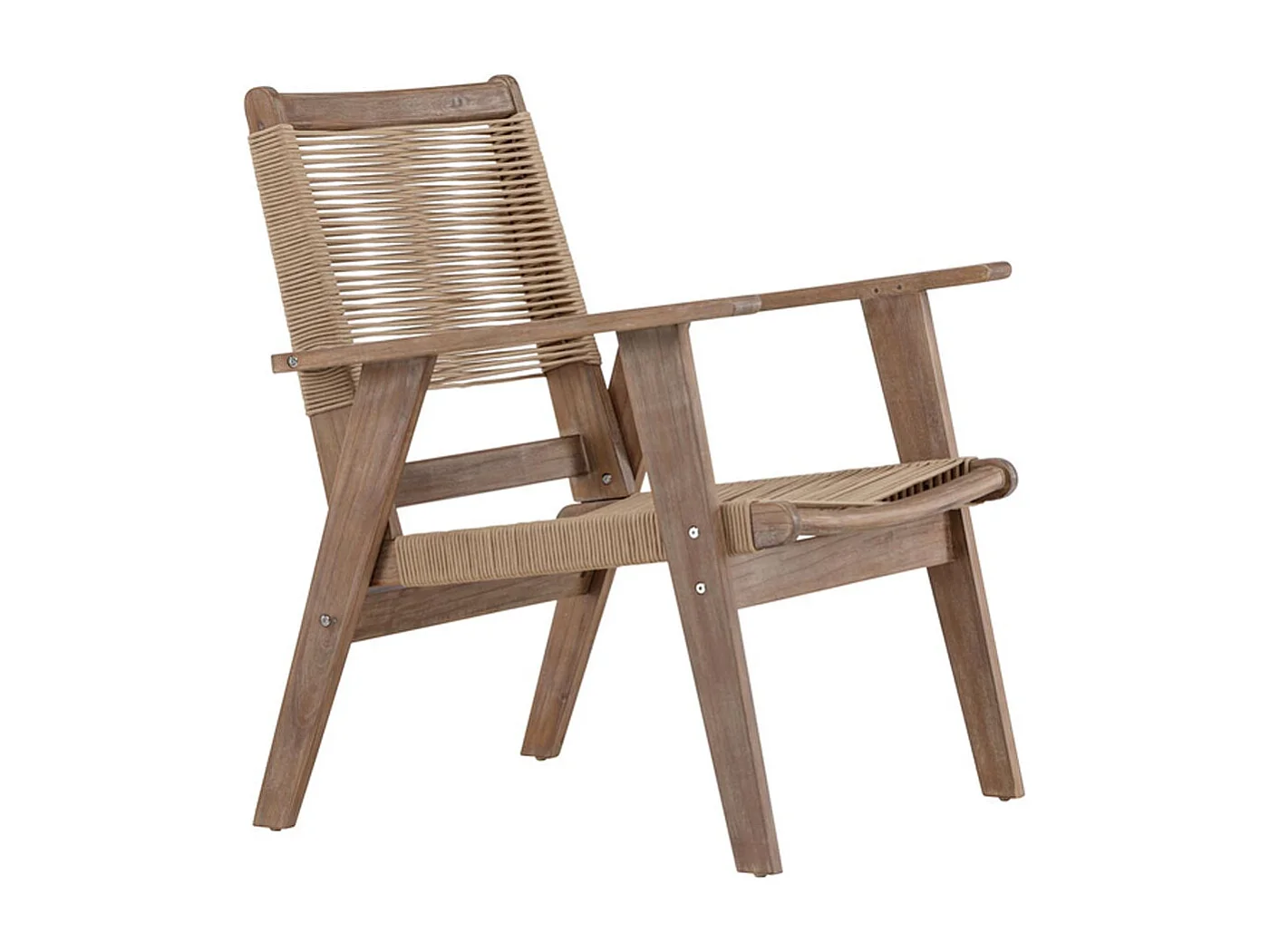 Peter leunstoel tuin bruin.