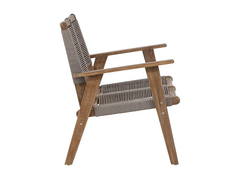 Canapé de Jardin 2 Places "Little John" 120cm Marron