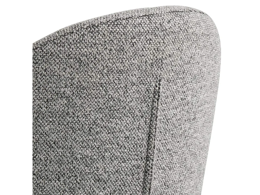 Patricia tabouret de bar fonction pivotante gris.