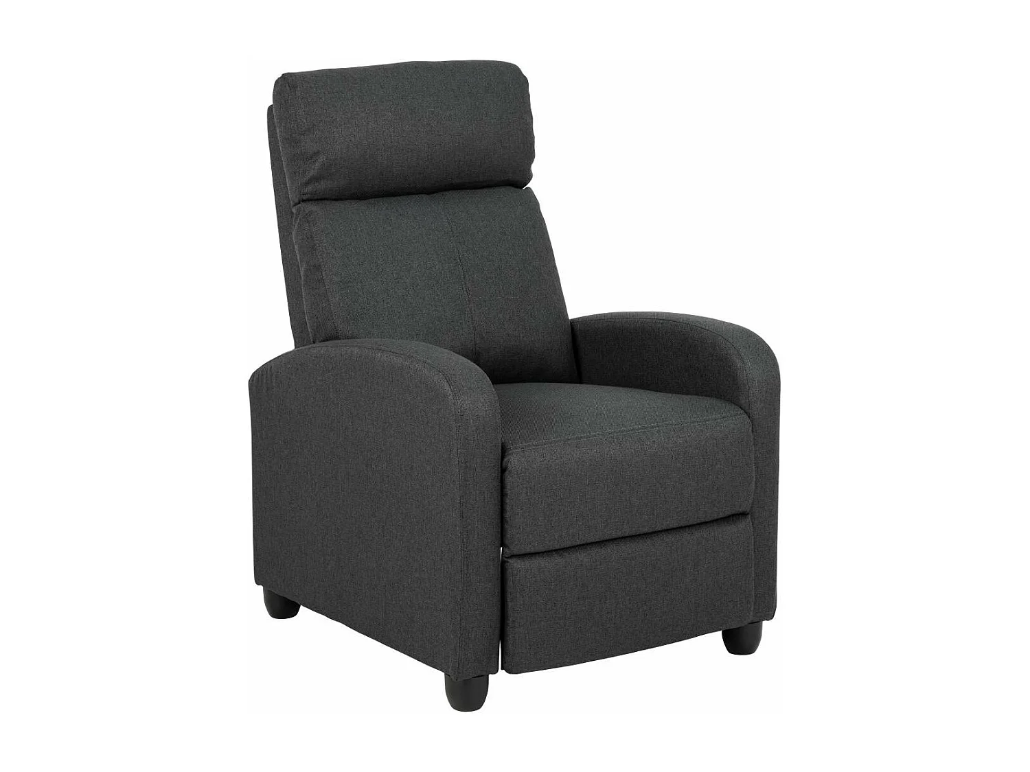 Siom fauteuil fauteuil inclinable avec poche, fonction poussée gris.