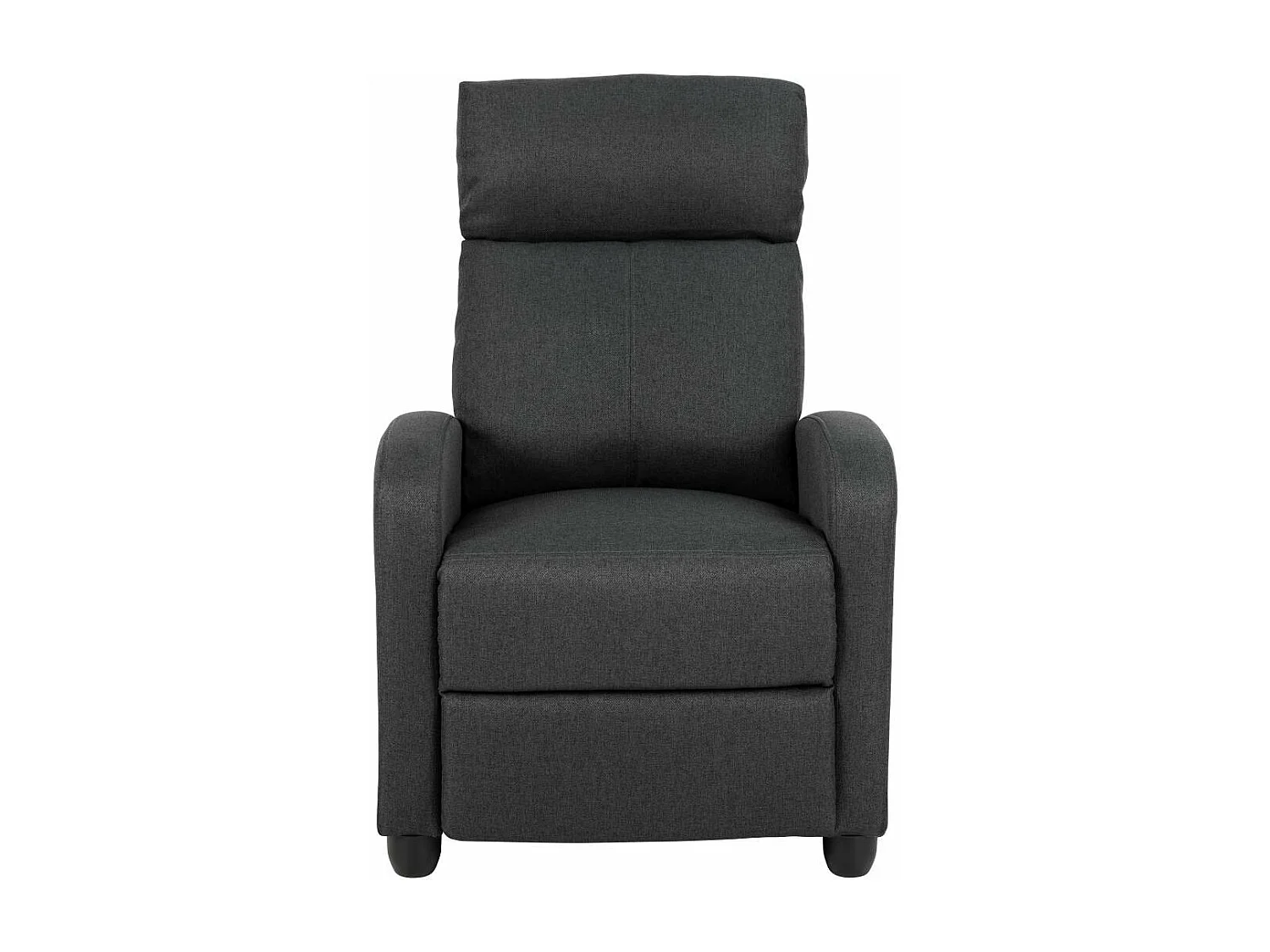 Siom fauteuil fauteuil inclinable avec poche, fonction poussée gris.