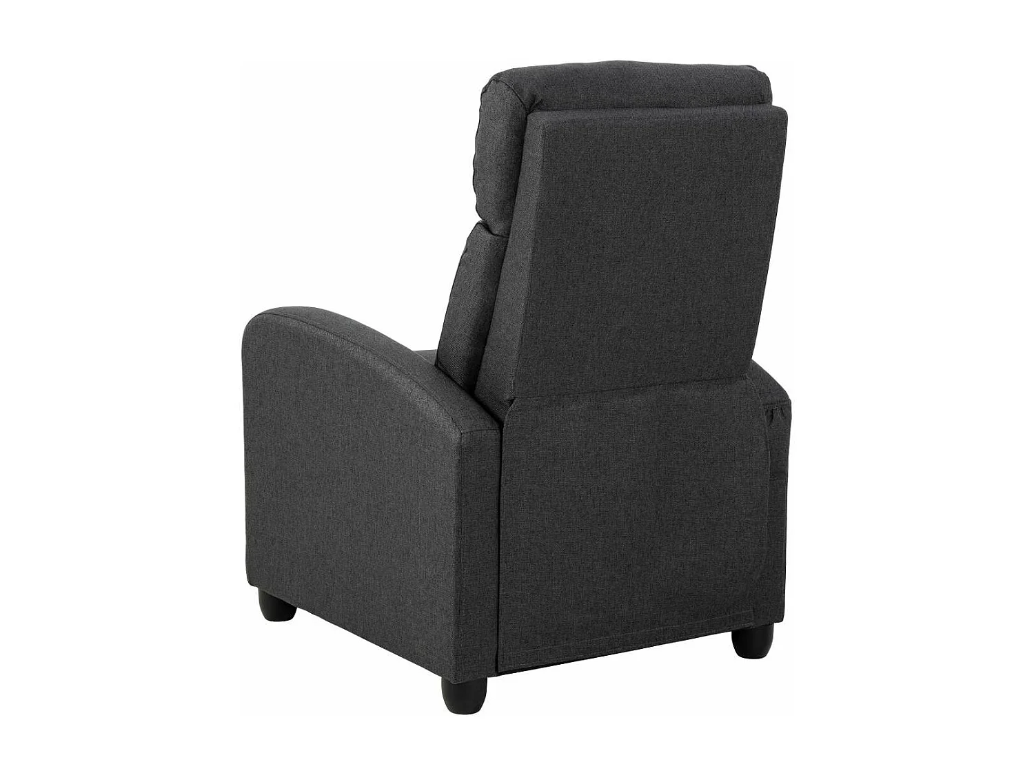 Siom fauteuil fauteuil inclinable avec poche, fonction poussée gris.