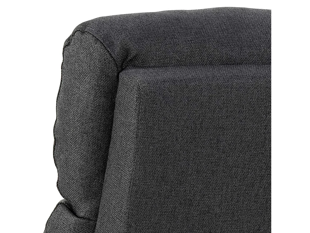 Siom fauteuil fauteuil inclinable avec poche, fonction poussée gris.